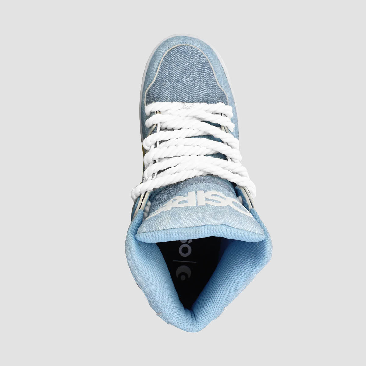 Osiris NYC 83 CLK High Top Shoes - Denim/White/White