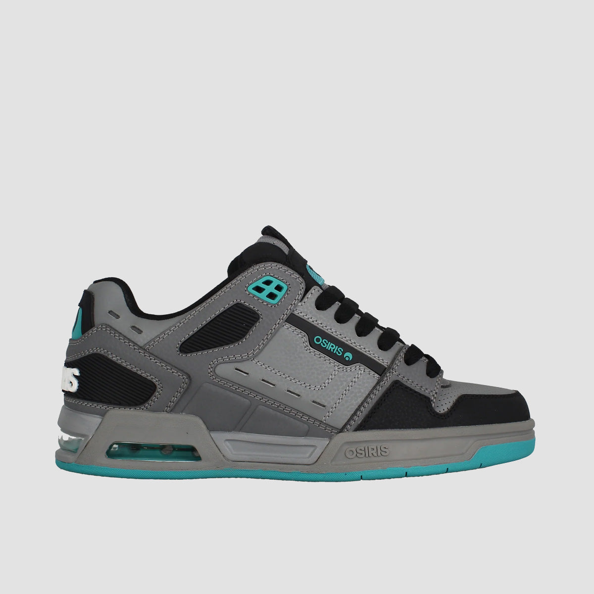 Osiris Peril Shoes - Black/Grey/Teal