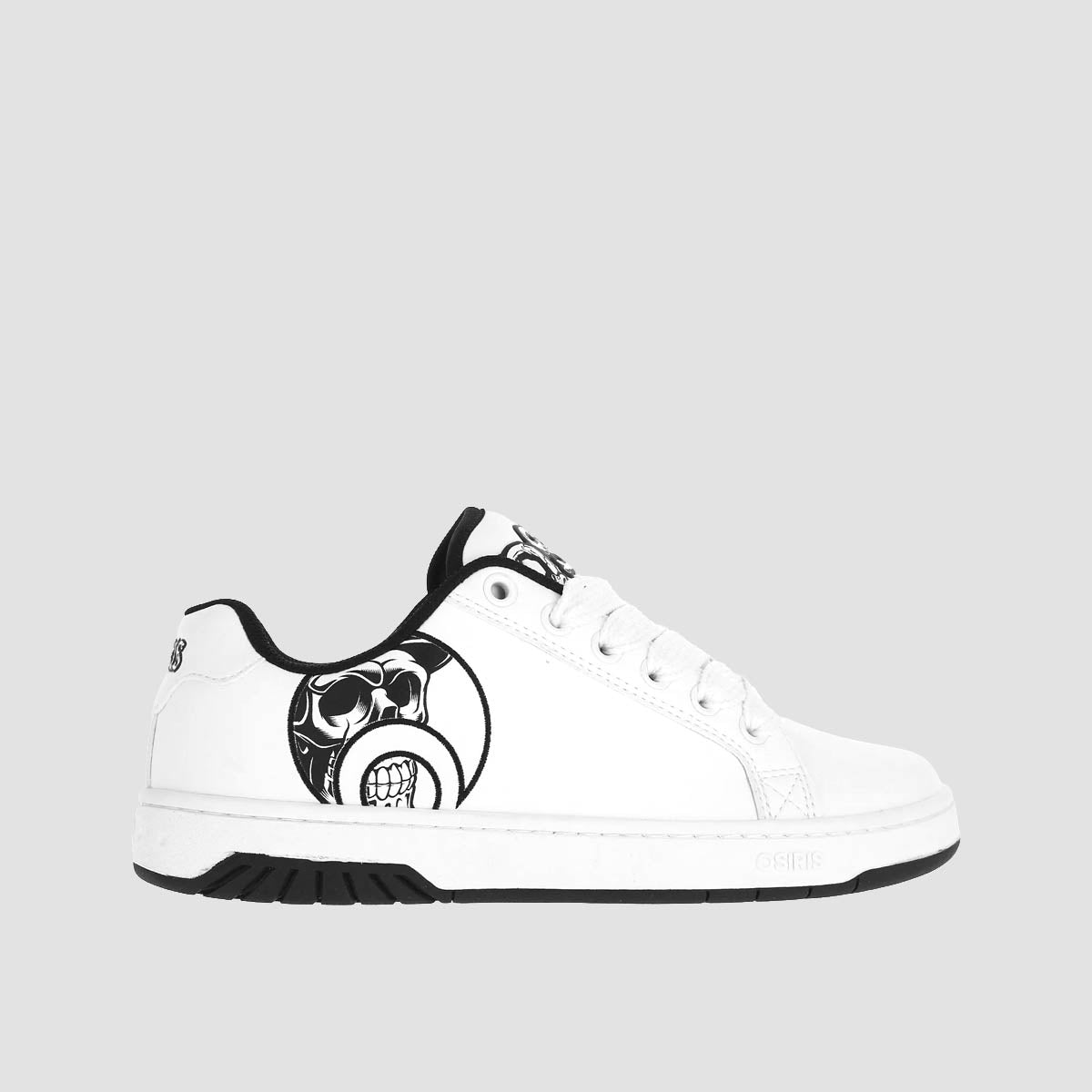 Osiris Troma ALT Shoes - Black/White/Skull