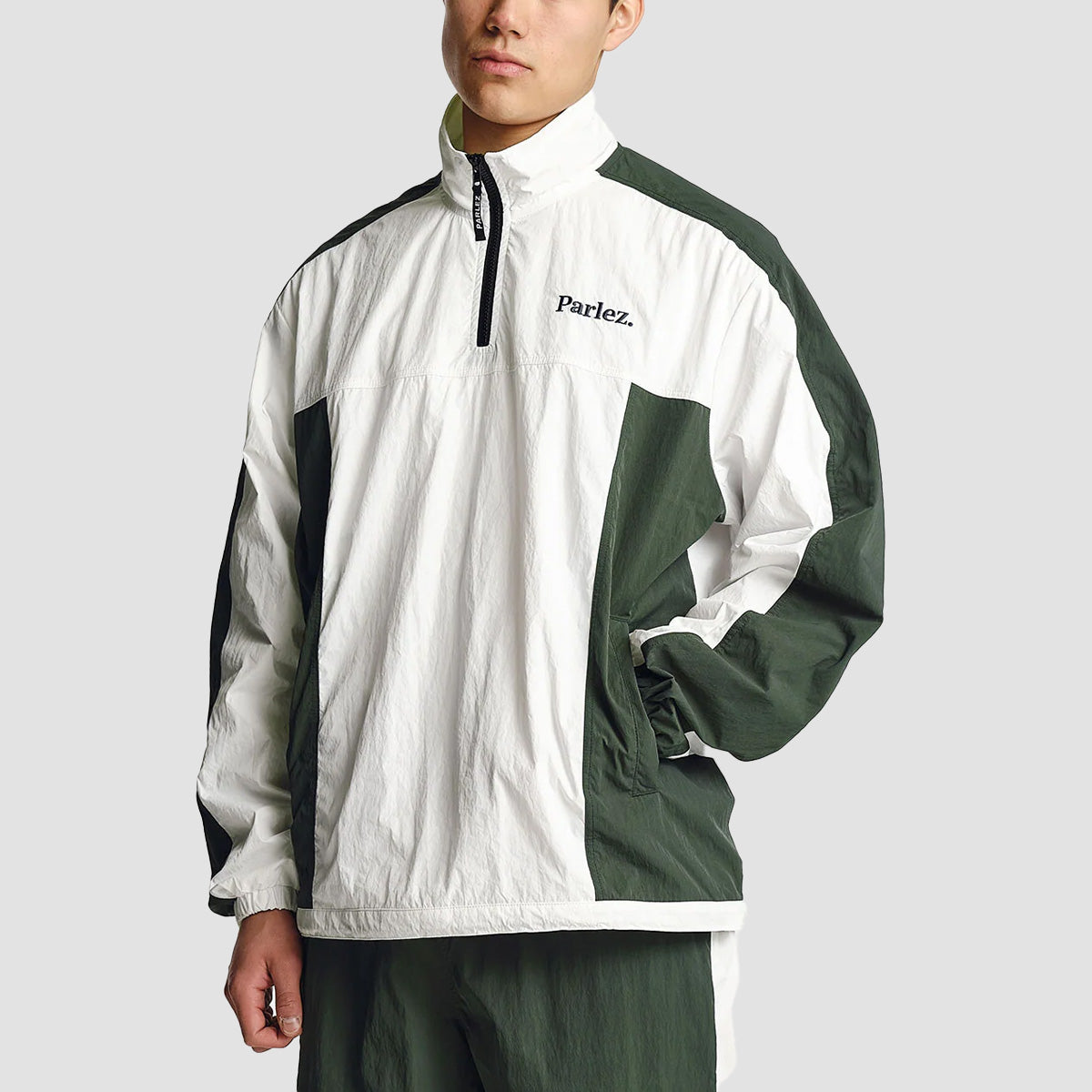 Parlez Pulse Pullover Jacket Kelp Green