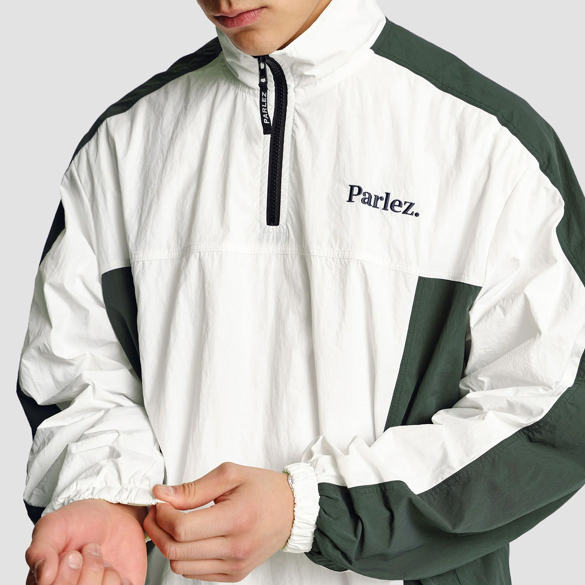Parlez Pulse Pullover Jacket Kelp Green