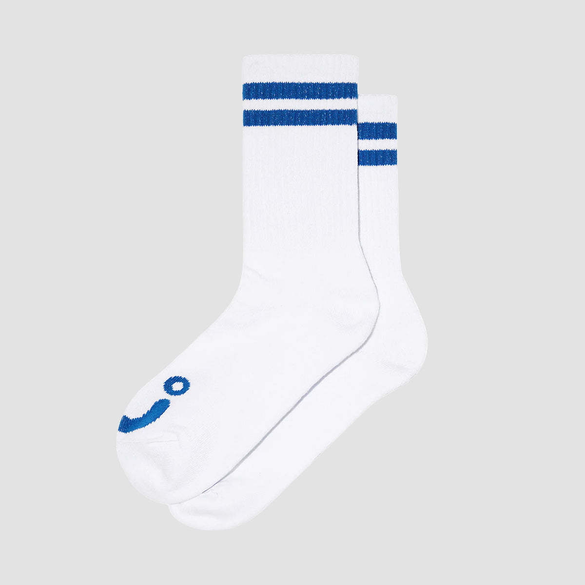 Polar Happy Sad Socks White/Blue