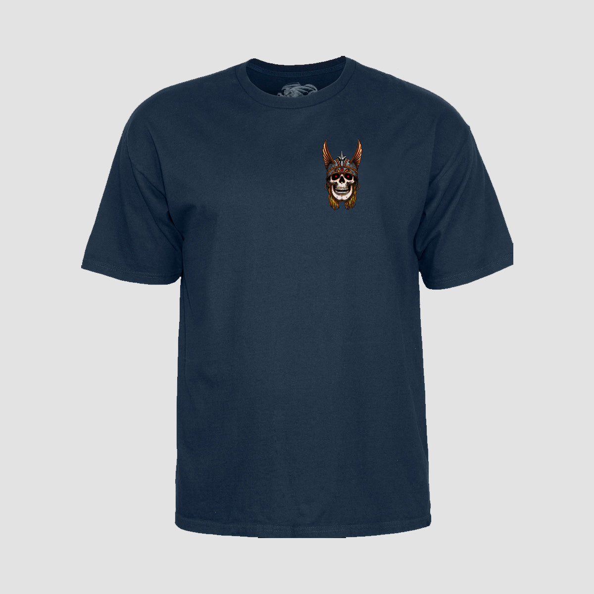 Powell Peralta Andy Anderson Skull T-Shirt Navy
