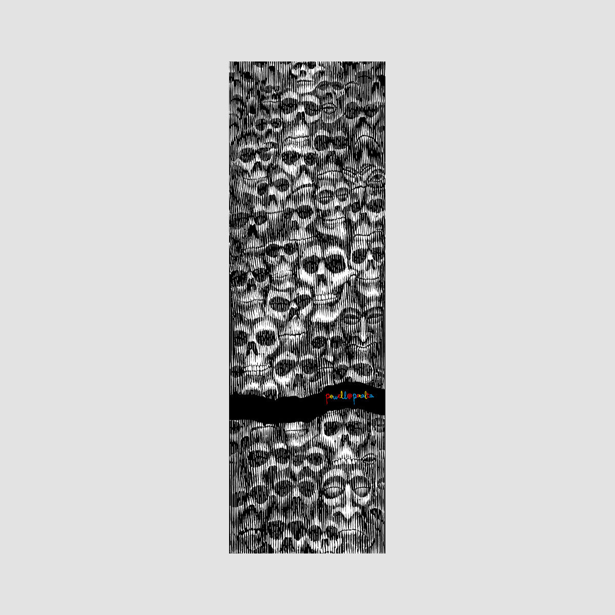 Powell Peralta Color Me Skullz Grip Tape Black/White/Multi - 10.5"