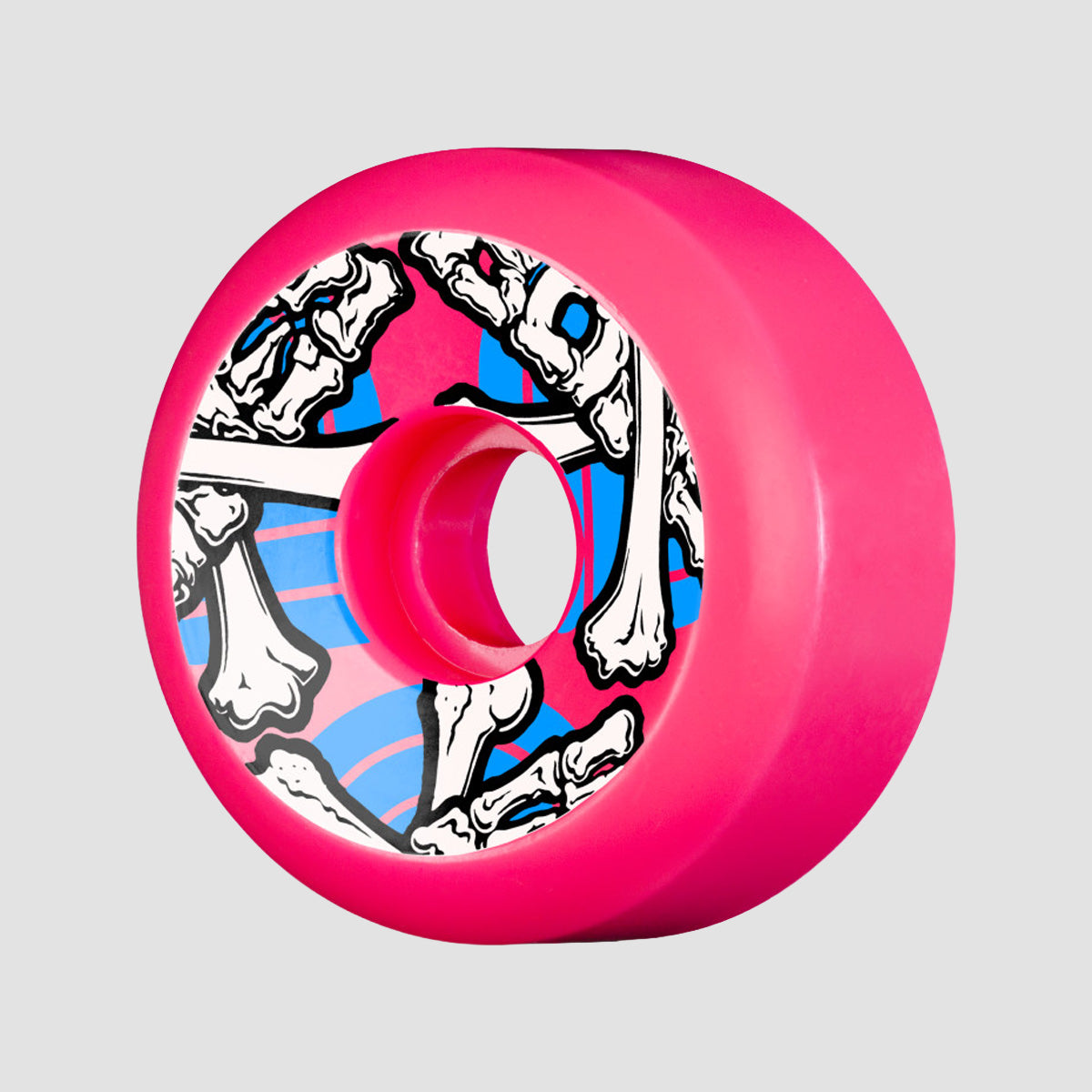 Powell Peralta Cross Bones 97A Skateboard Wheels Pink 64mm