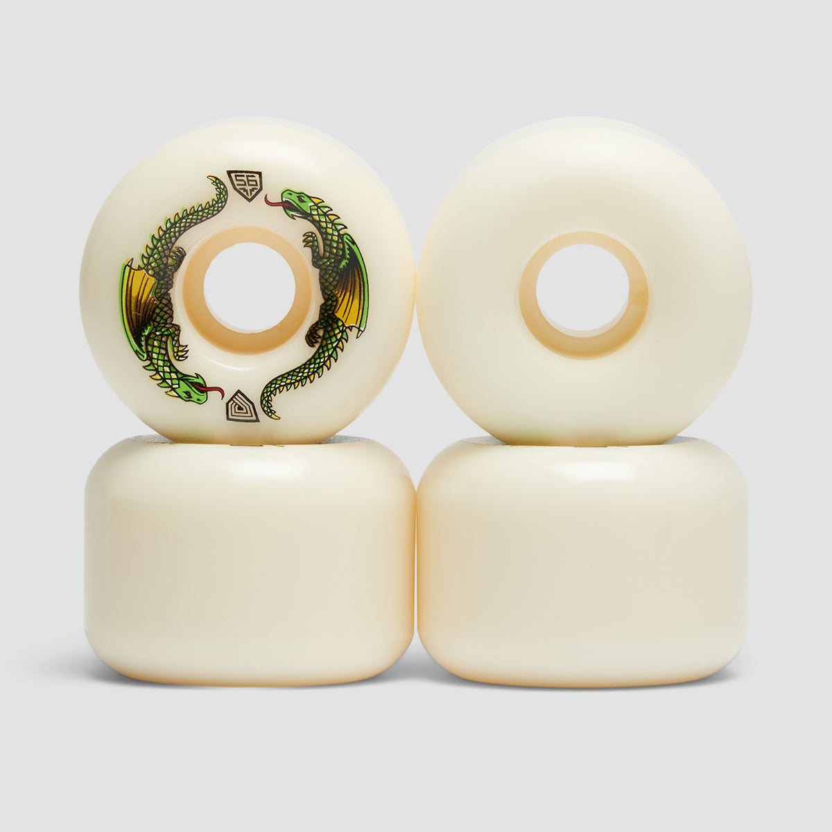 Powell Peralta Dragon Formula 93A A2 Skateboard Wheels Off White 56x40mm