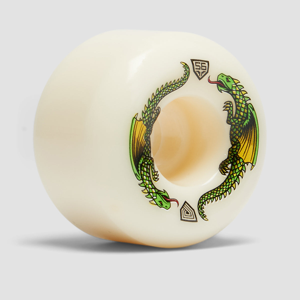 Powell Peralta Dragon Formula 93A A2 Skateboard Wheels Off White 56x40mm