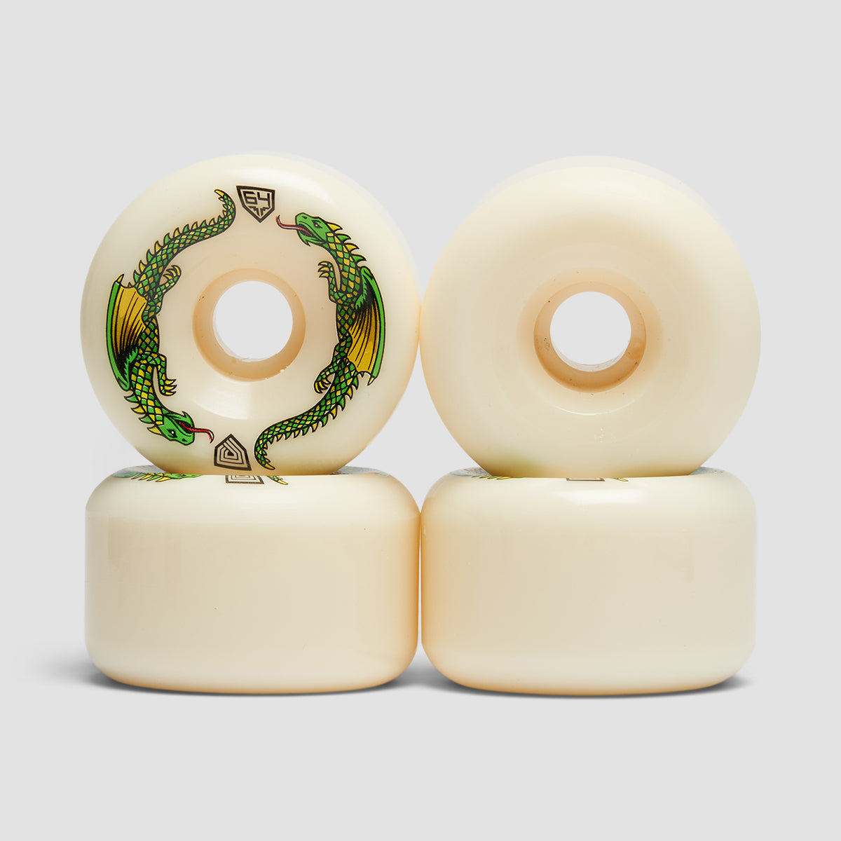 Powell Peralta Dragon Formula 93A Bomber Skateboard Wheels Off White 64x40mm