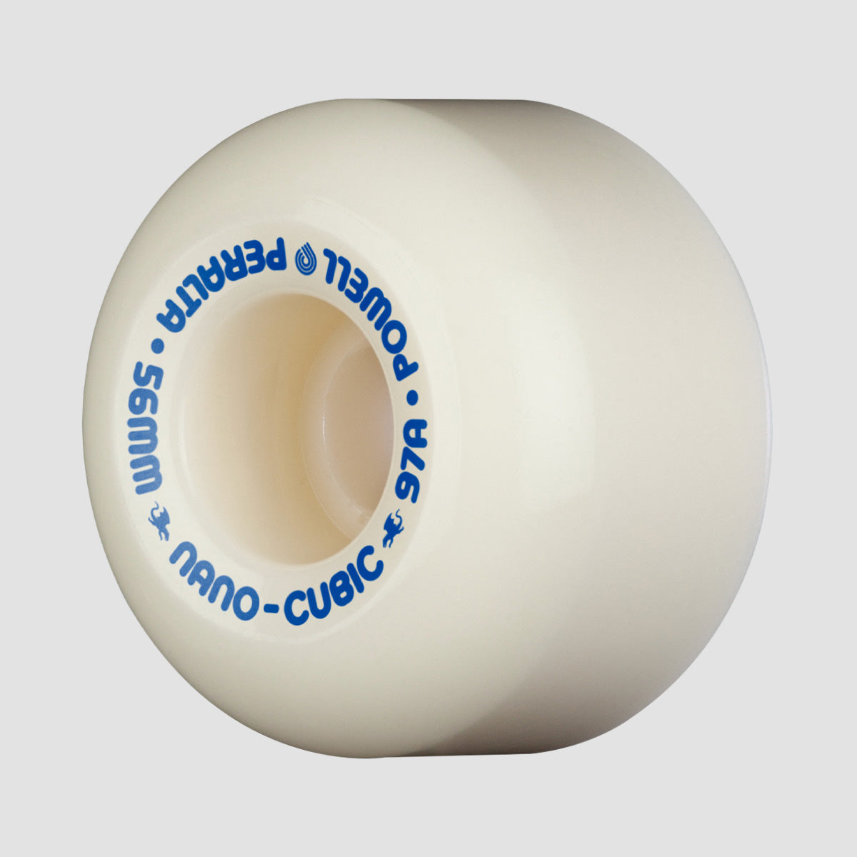 Powell Peralta Dragon Formula Nano Cubic 97A Skateboard Wheels Off White/Blue 56x37mm