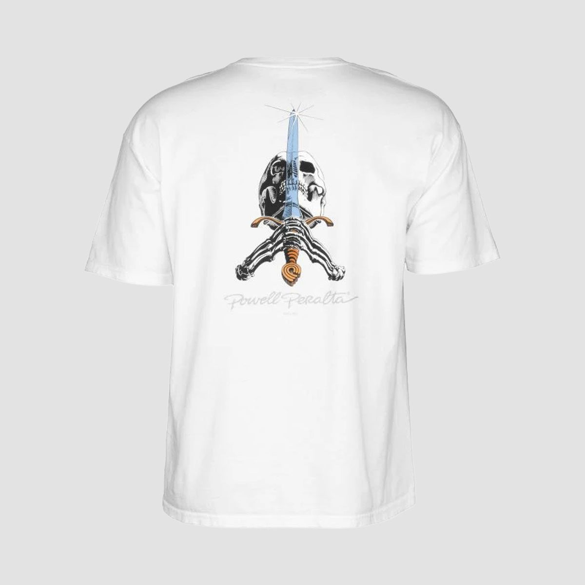 Powell Peralta Skull and Sword T-Shirt White