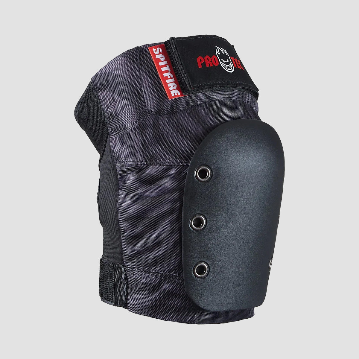 Protec X Spitfire Street Open Back Pad Set 3 Pack Black - Kids