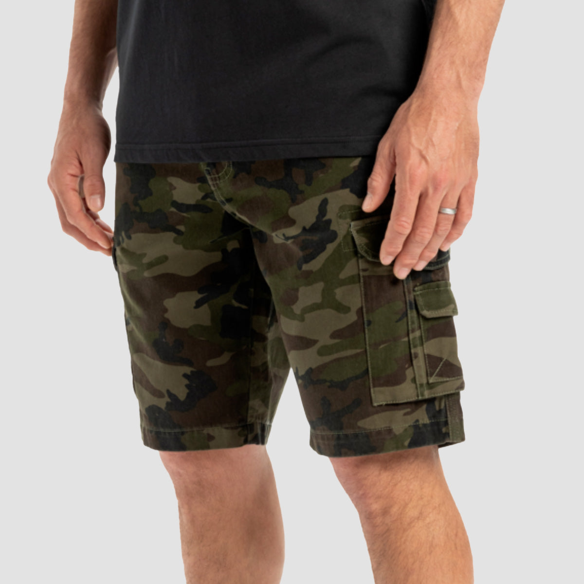 Quiksilver Crucial Battle Cargo Shorts Camo Print