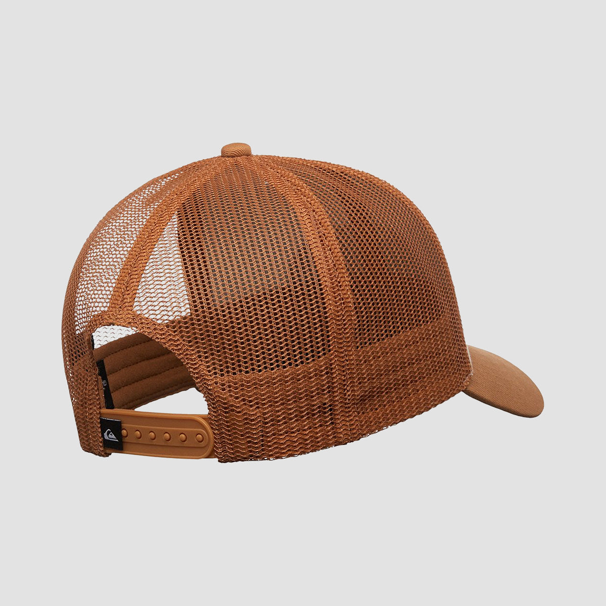 Quiksilver Decades Cotton Trucker Cap Tobacco Brown