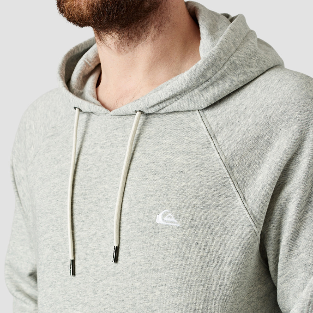 Quiksilver Essentials Pullover Hoodie Light Grey Heather