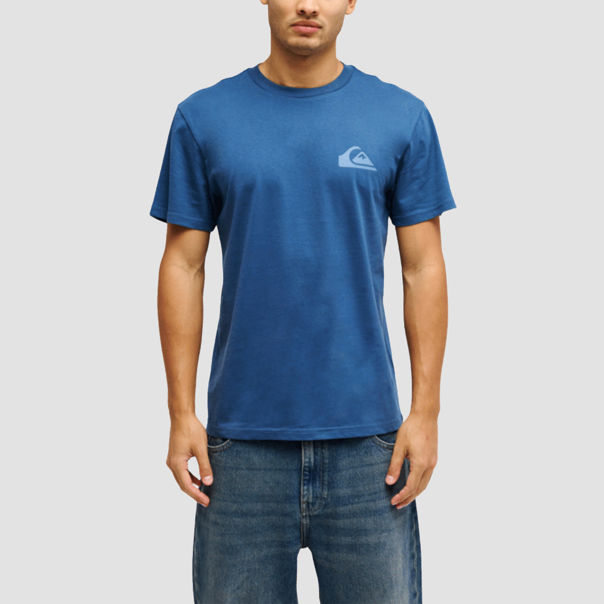 Quiksilver EV Mini Logo T-Shirt Dark Denim