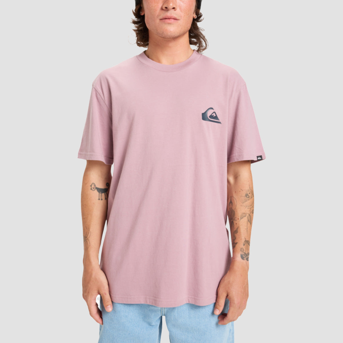 Quiksilver Ev Mini Logo T-Shirt Elderberry