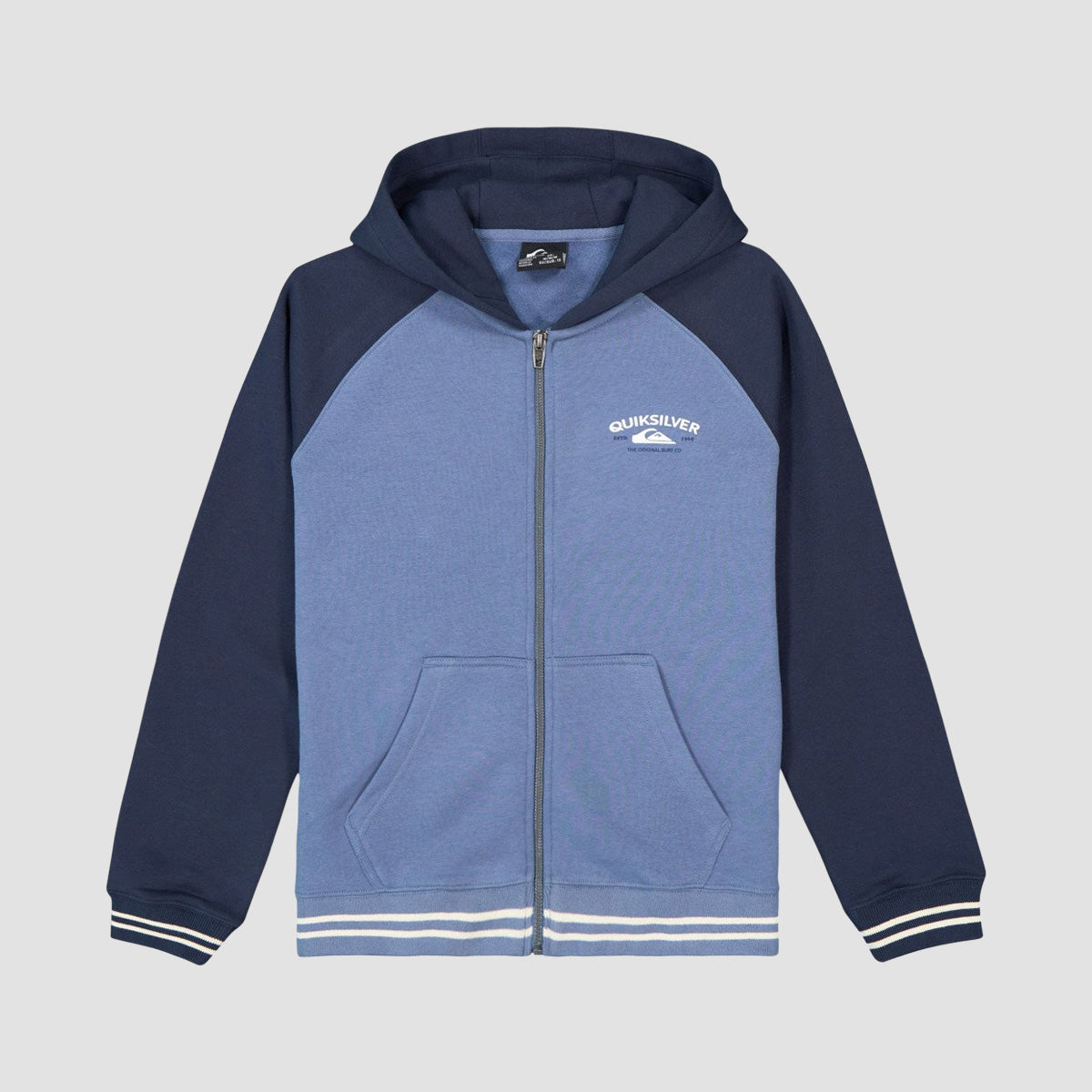 Quiksilver Knowledge Area Zip Hoodie China Blue - Kids