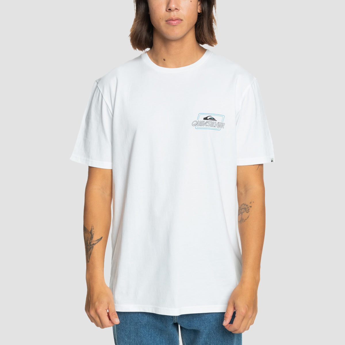 Quiksilver Line By Line T-Shirt White