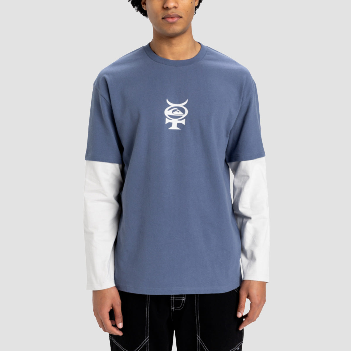 Quiksilver Mercury Layer Longsleeve T-Shirt Vintage Indigo