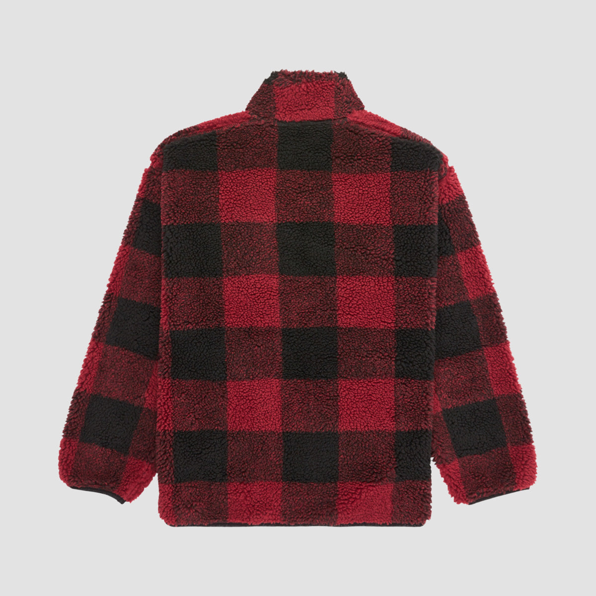 Quiksilver Mercury Woodlands Sherpa Half Zip Sweatshirt Woodlands Biking Red - Kids