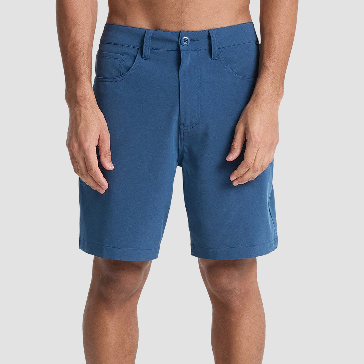 Quiksilver Nelson Amph 18" Hybrid Boardshorts Dark Denim Heather