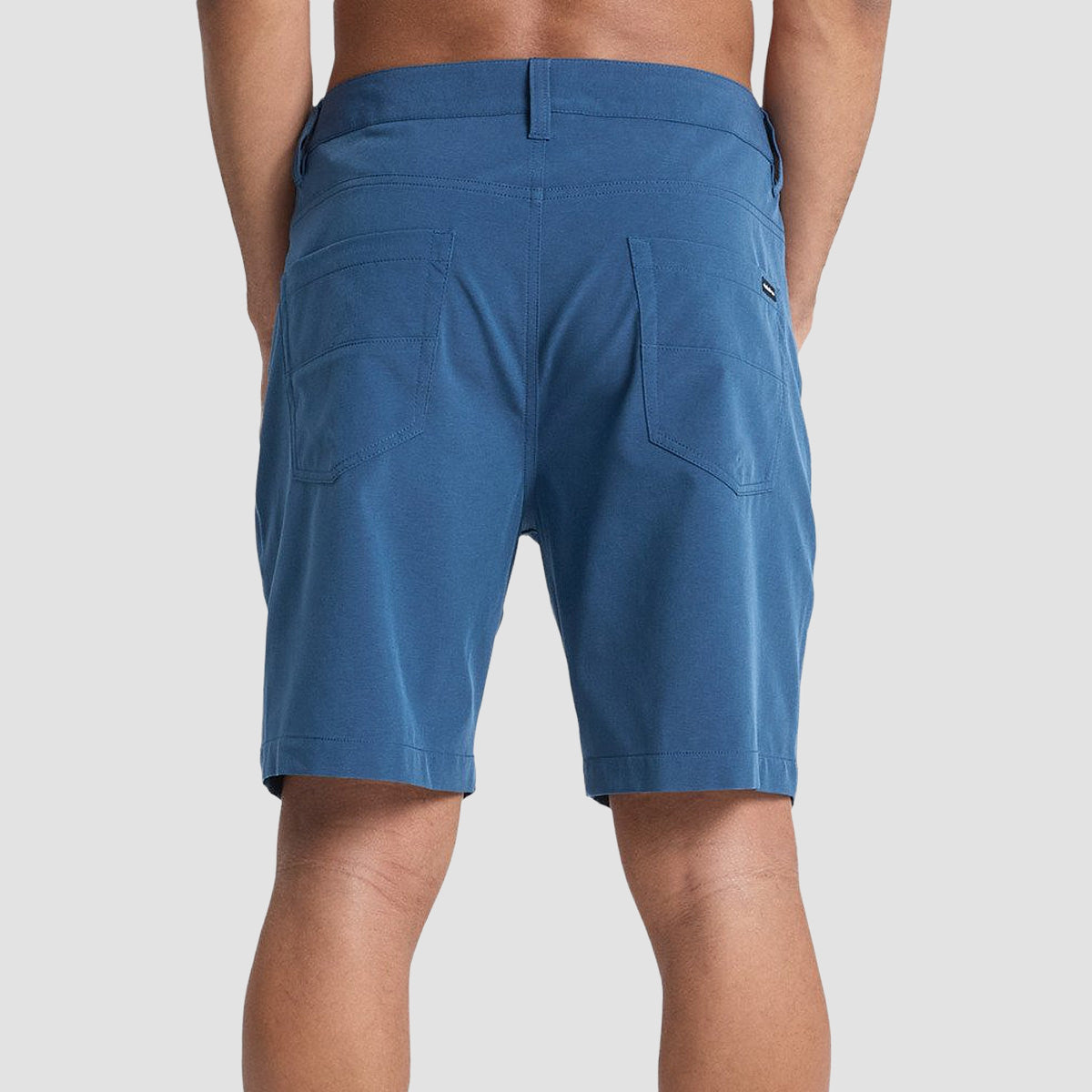 Quiksilver Nelson Amph 18" Hybrid Boardshorts Dark Denim Heather