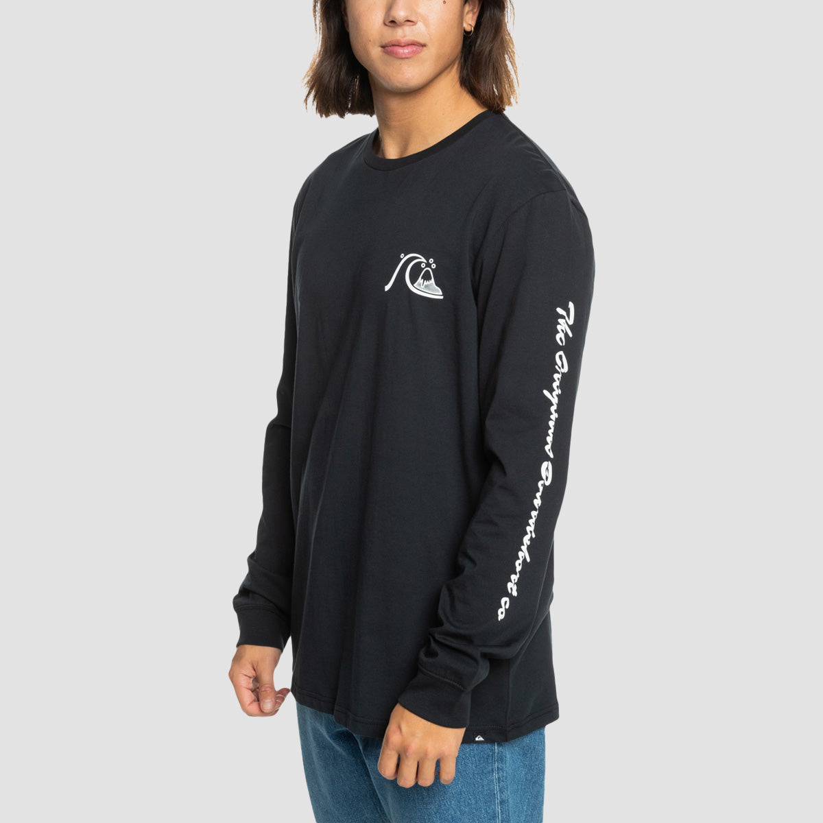 Quiksilver Original Co Longsleeve T-Shirt Black
