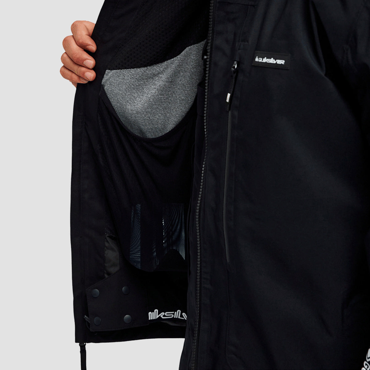 Quiksilver Pro Path Stretch GORE-TEX Snow Jacket Black