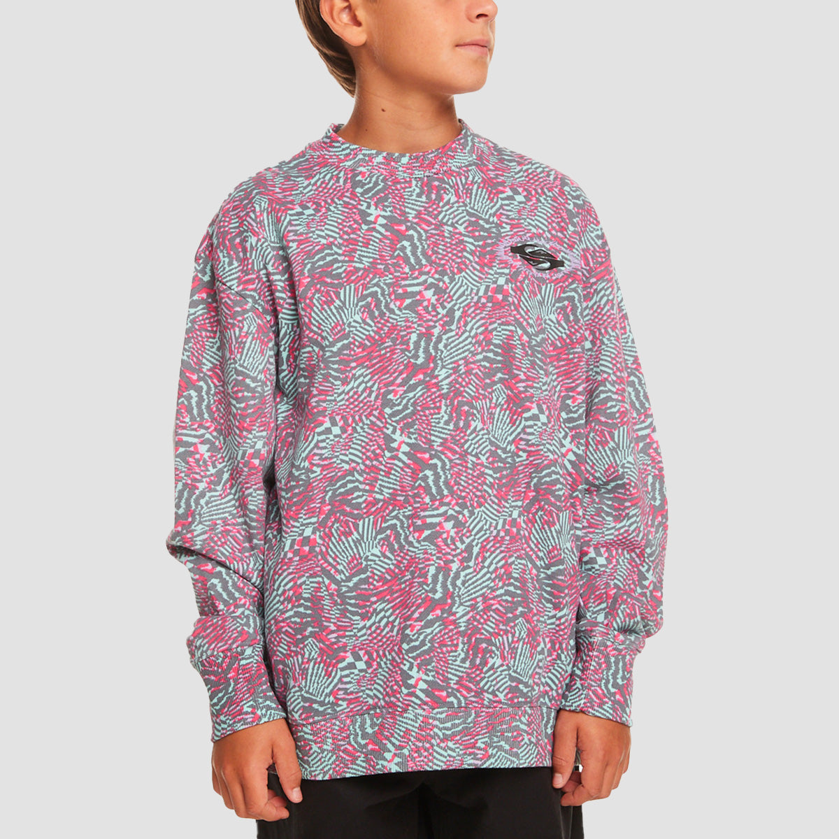 Quiksilver Radical Times Crew Sweat Purple Rose - Kids