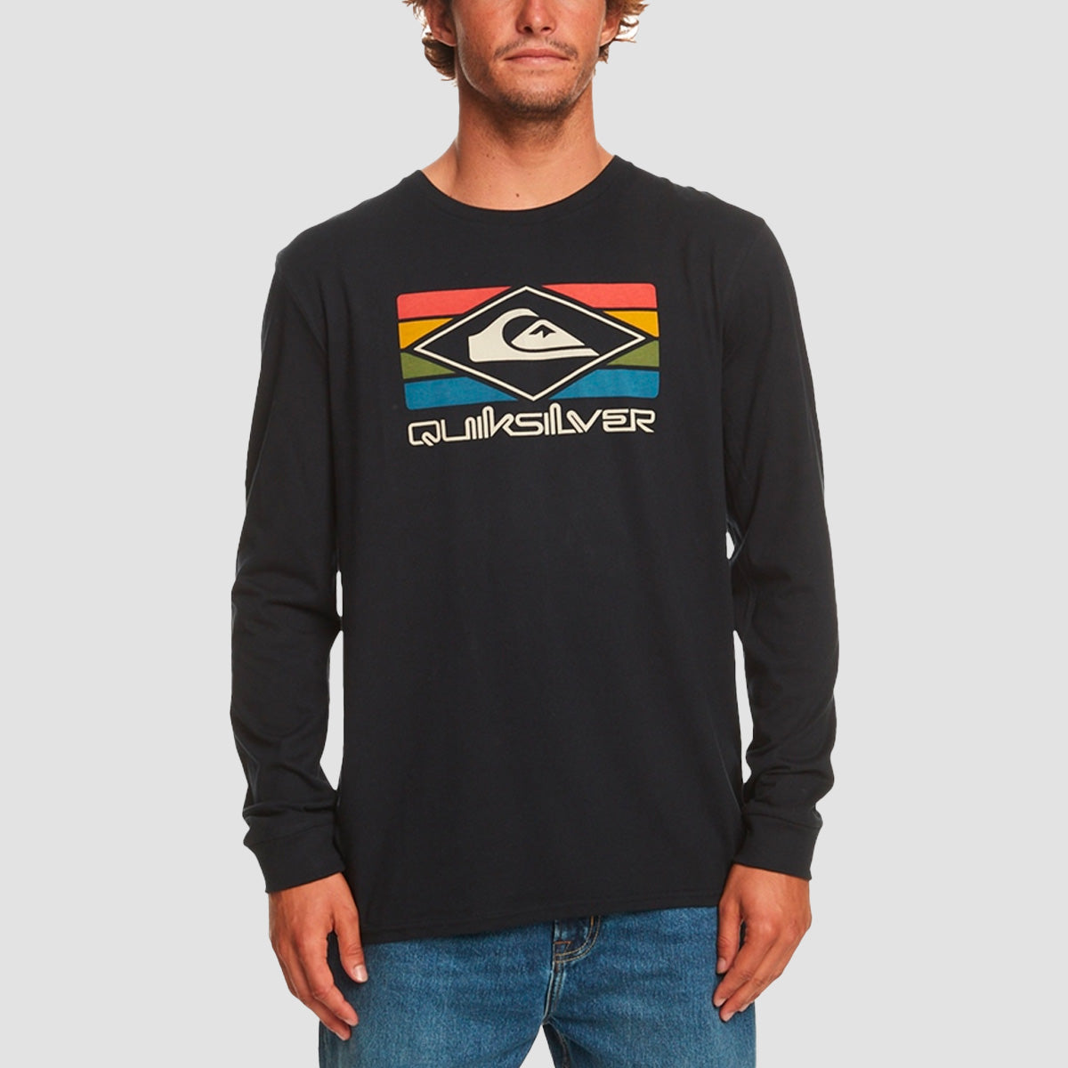 Quiksilver Rainbow Longsleeve T-Shirt Black