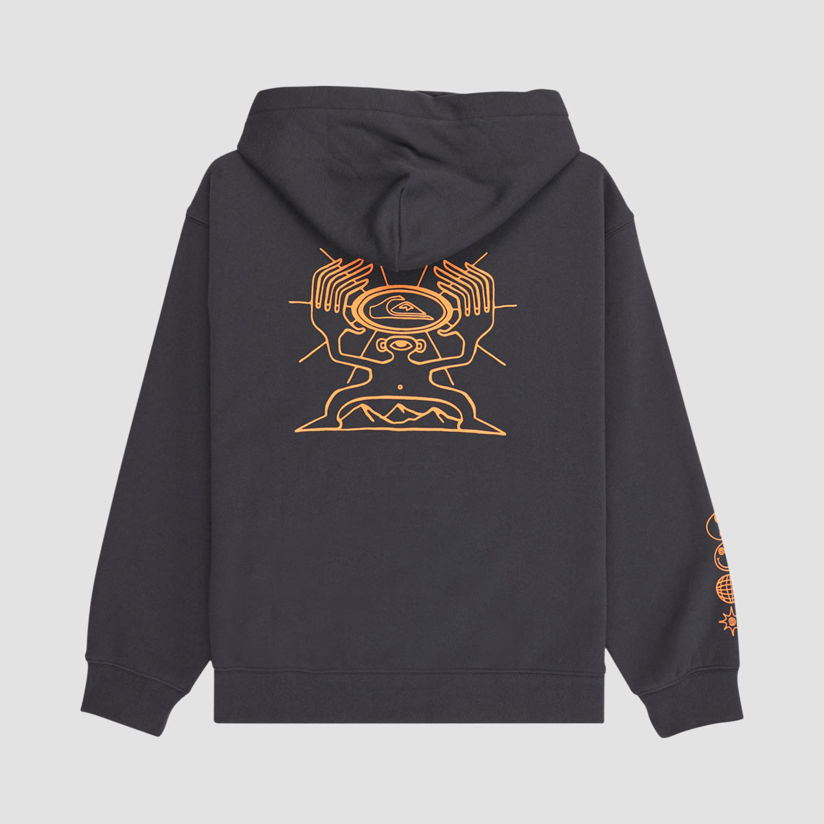 Quiksilver Salt Water Graphic Zip Hoodie India Ink - Kids