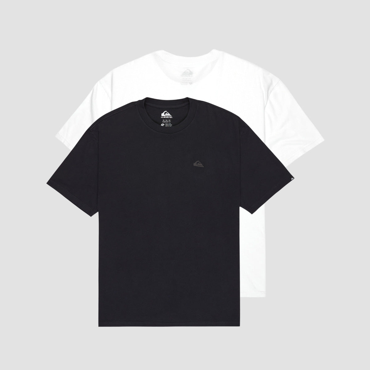 Quiksilver Salt Water T-Shirt 2 Pack Black/White