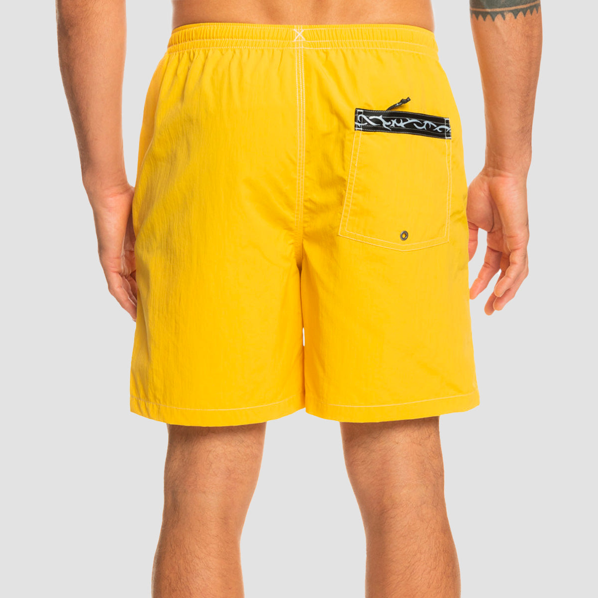 Quiksilver Saturn 18" Volley Boardshorts Yolk Yellow