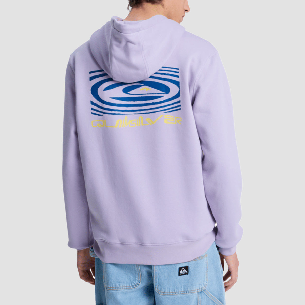 Quiksilver Screen Fleece Classic Surf Pullover Hoodie Orchid Petal