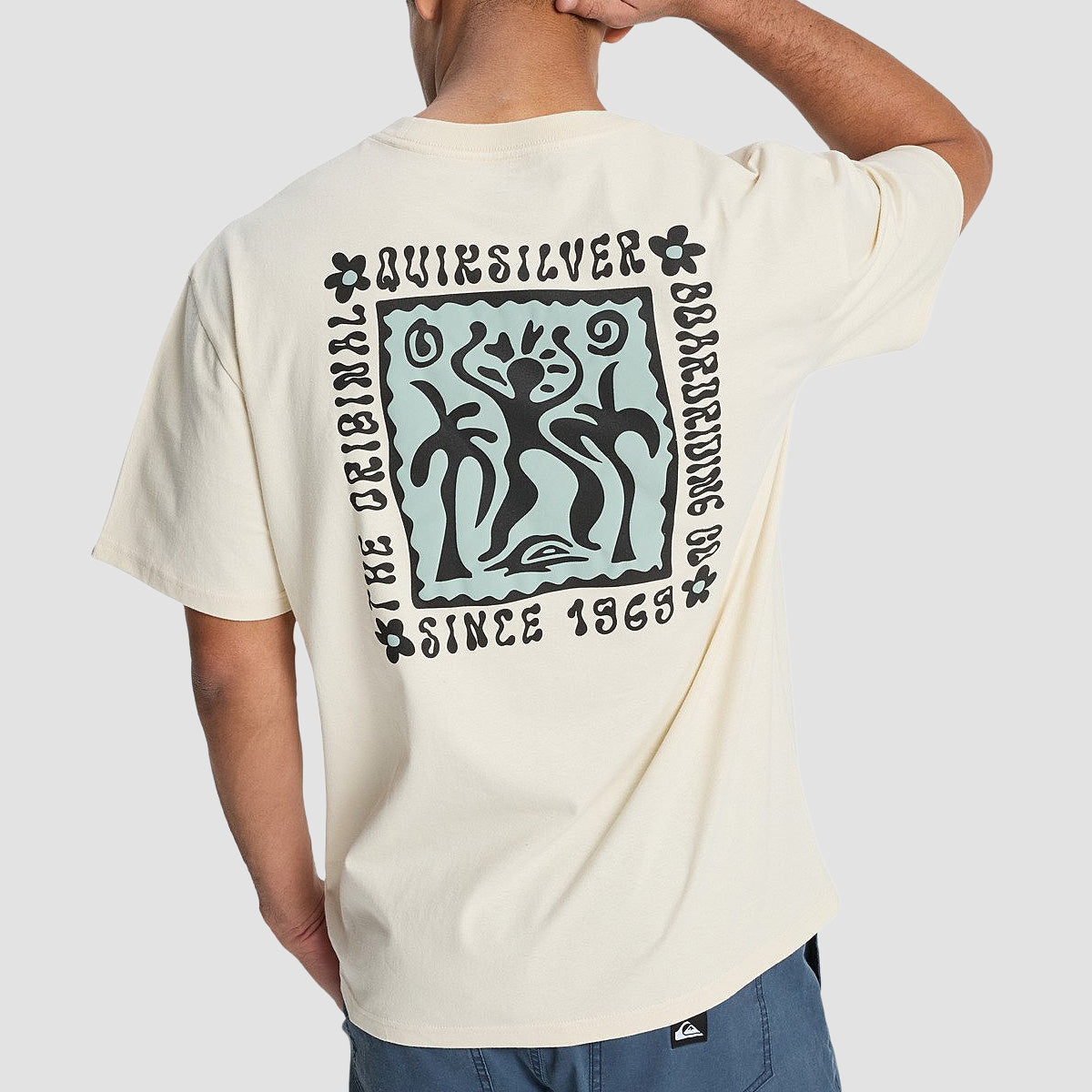 Quiksilver Serenity Splash T-Shirt Bone White