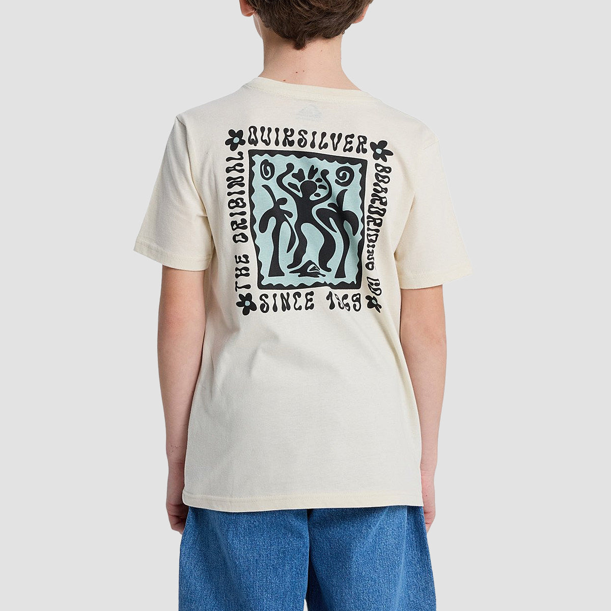 Quiksilver Serenity Splash T-Shirt Bone White - Kids