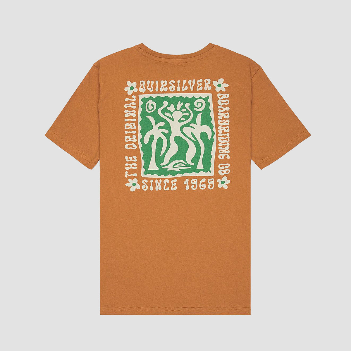 Quiksilver Serenity Splash T-Shirt Tobacco Brown - Kids