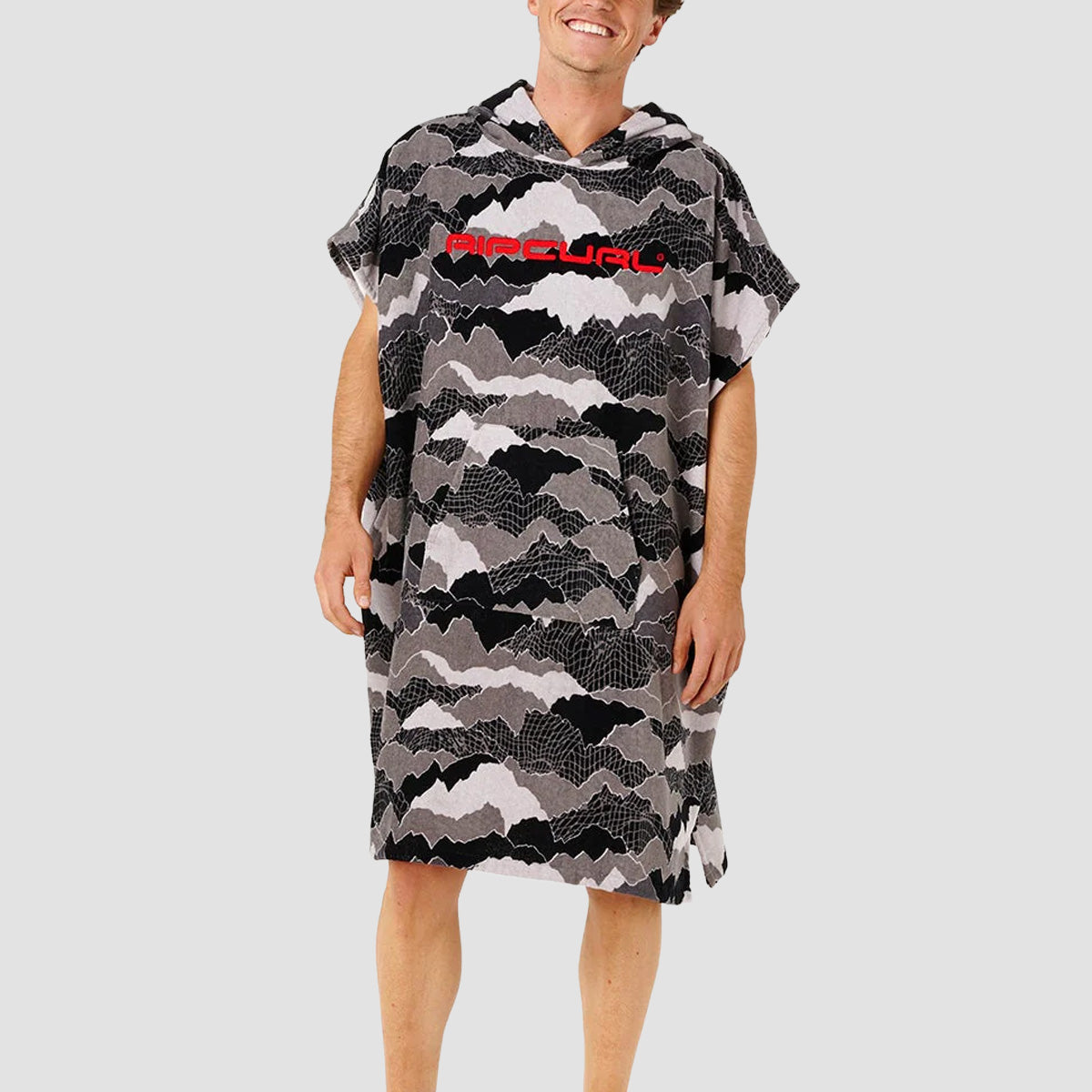 Rip Curl Fun Times Hooded Towel Black/Grey