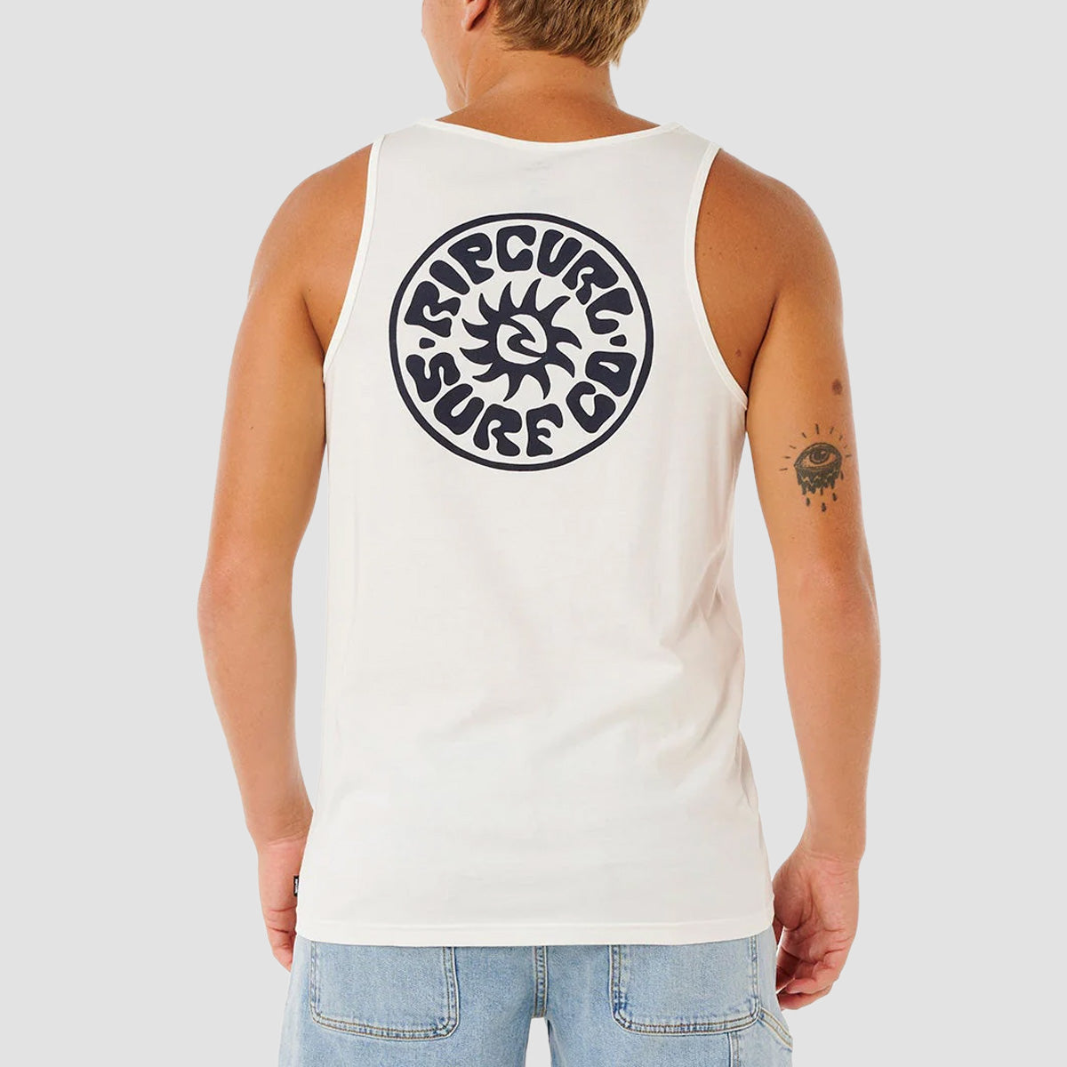 Rip Curl Pacific Rinse Tank Vest Bone