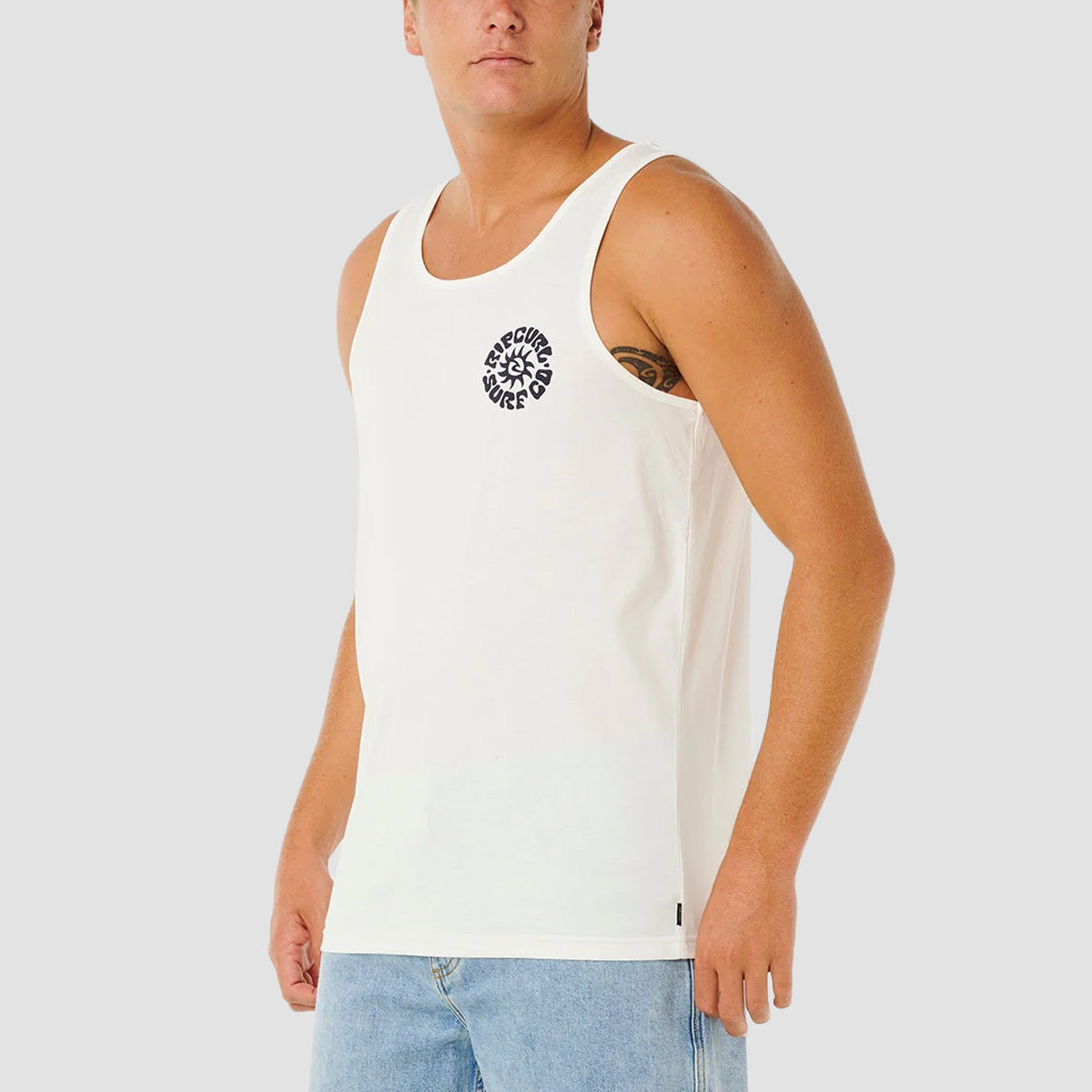 Rip Curl Pacific Rinse Tank Vest Bone