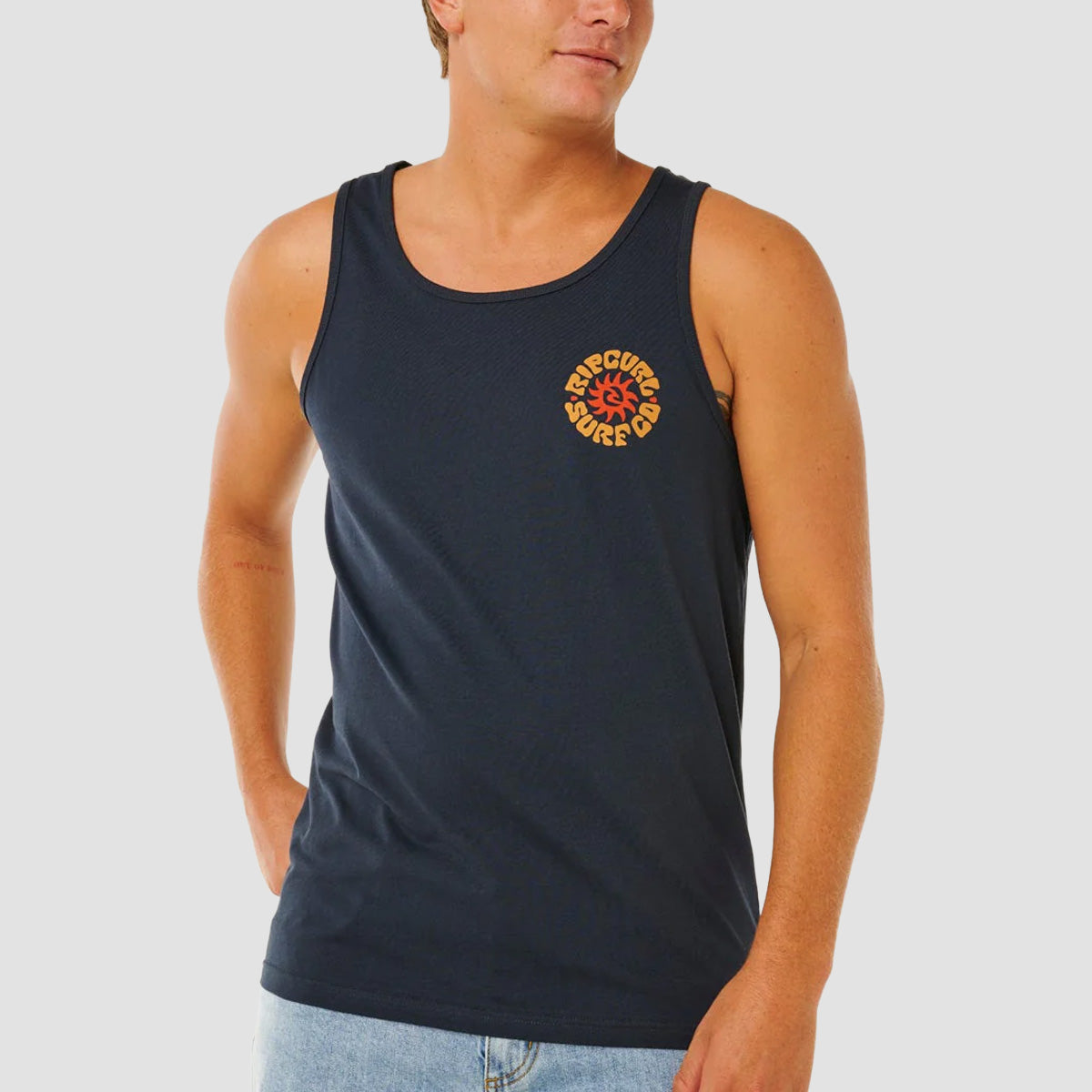 Rip Curl Pacific Rinse Tank Vest Dark Navy