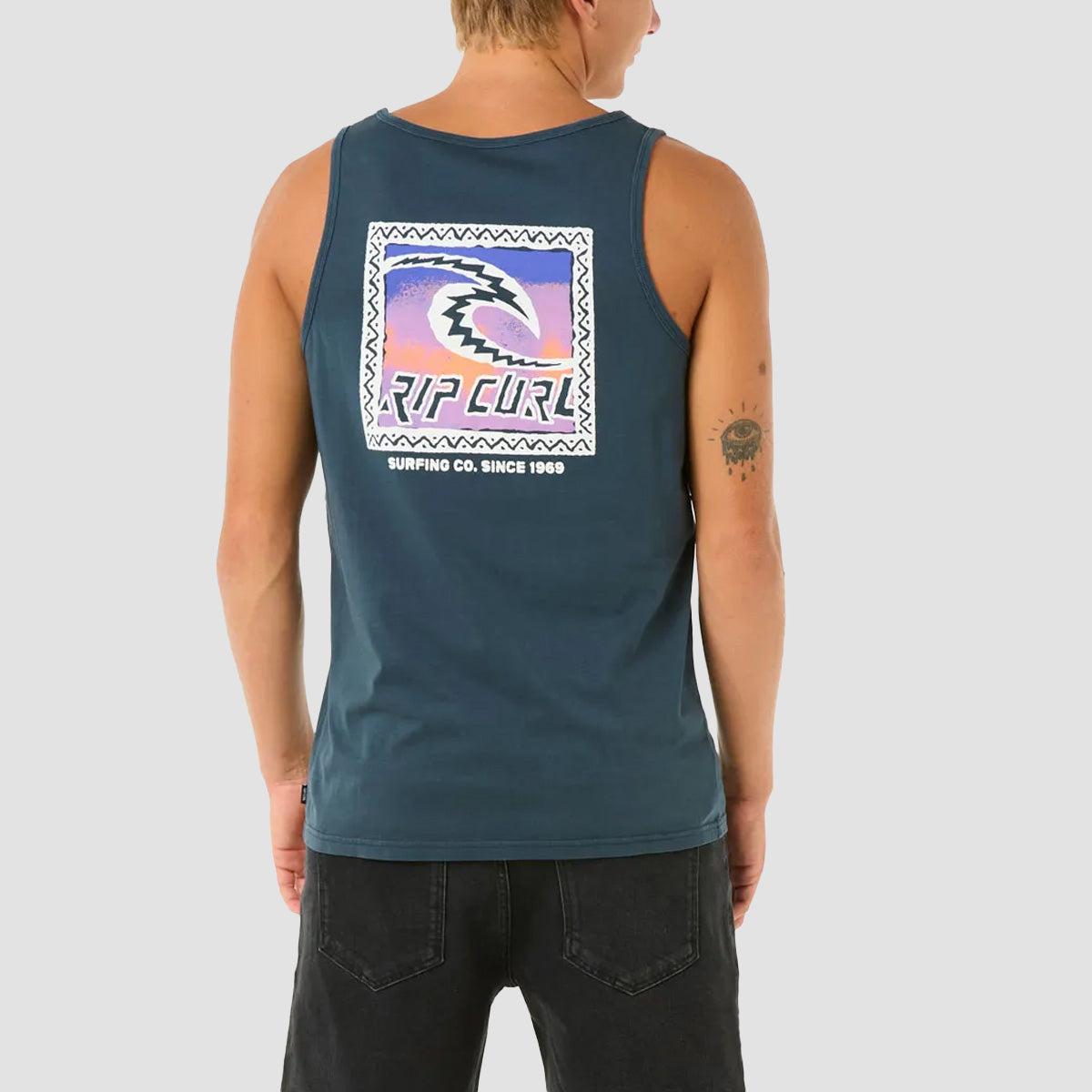 Rip Curl Raw Energy Trad Tank Vest Dark Navy