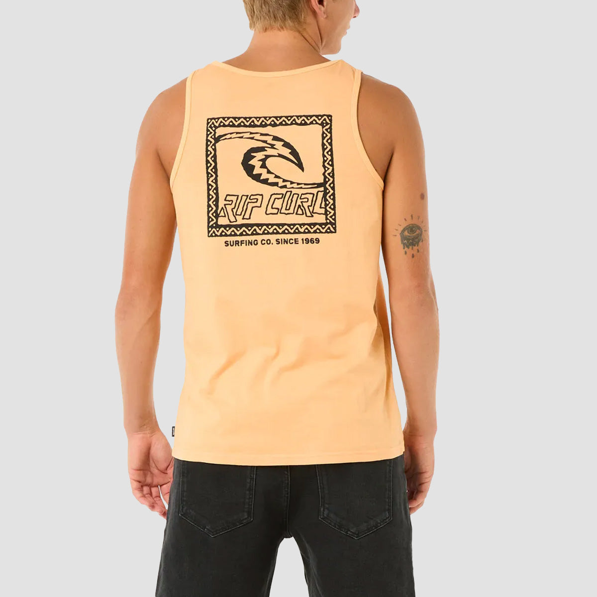 Rip Curl Raw Energy Trad Tank Vest Mandarin Zest