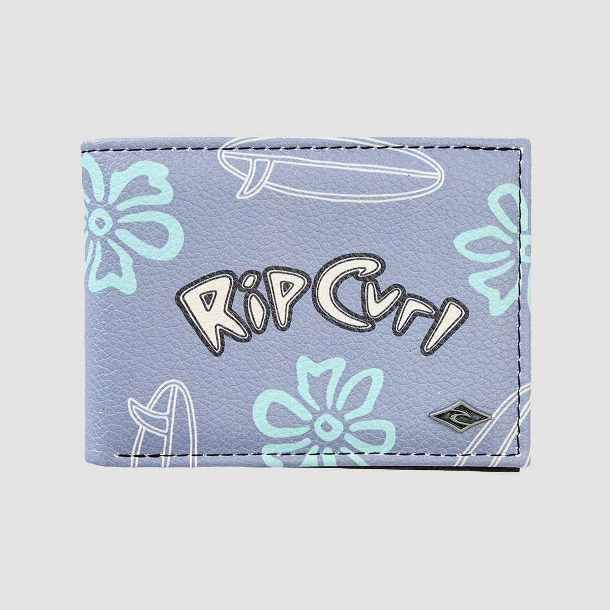 Rip Curl Sessions PU Slim Wallet Faded Denim