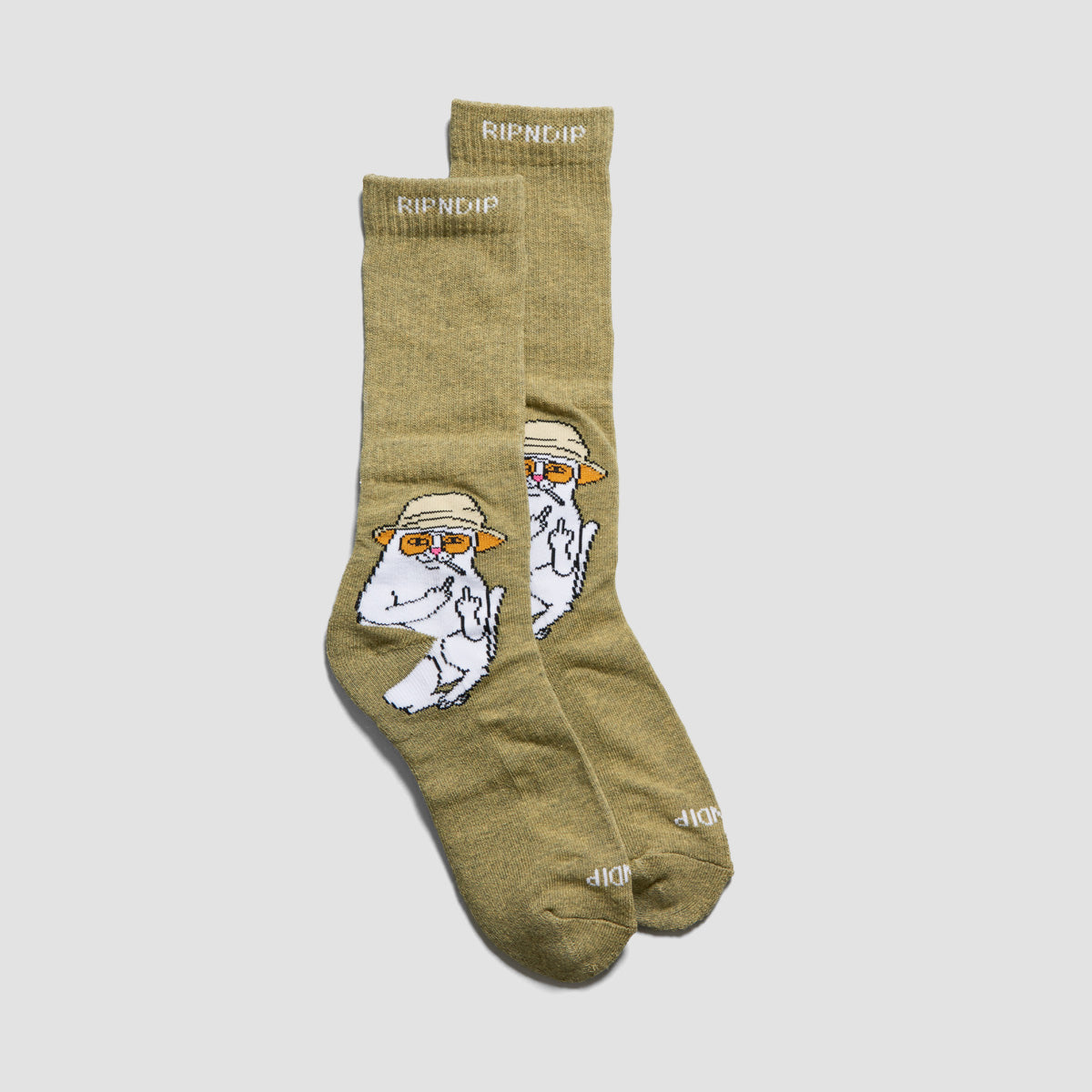 Ripndip Nermal S Thompson Socks Heather Olive