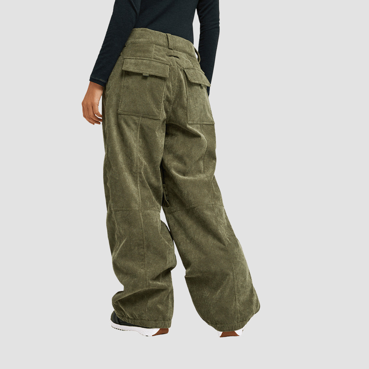 Roxy Airdrift Cord 10K Snow Pants Beetle - Womens