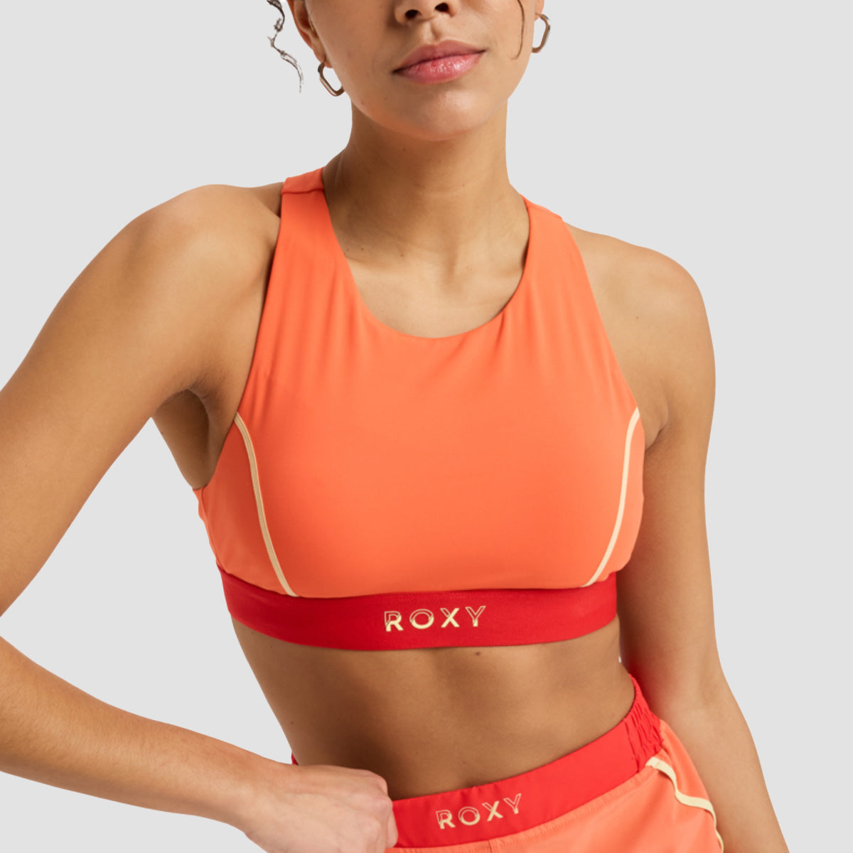 Roxy Bold Moves 2.0 Technical Bra Emberglow - Womens
