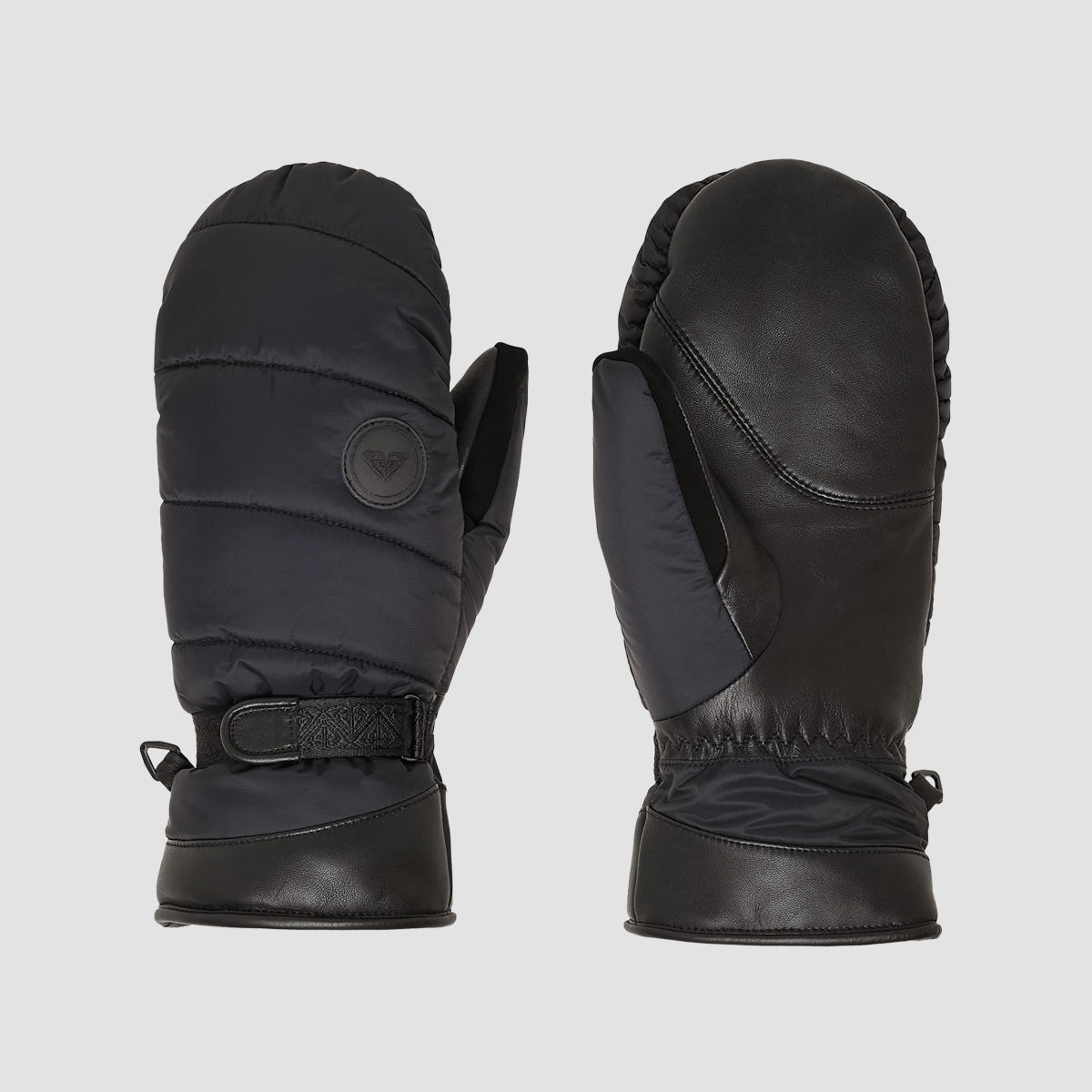 Roxy Cantay Puffy Snow Mittens True Black - Womens