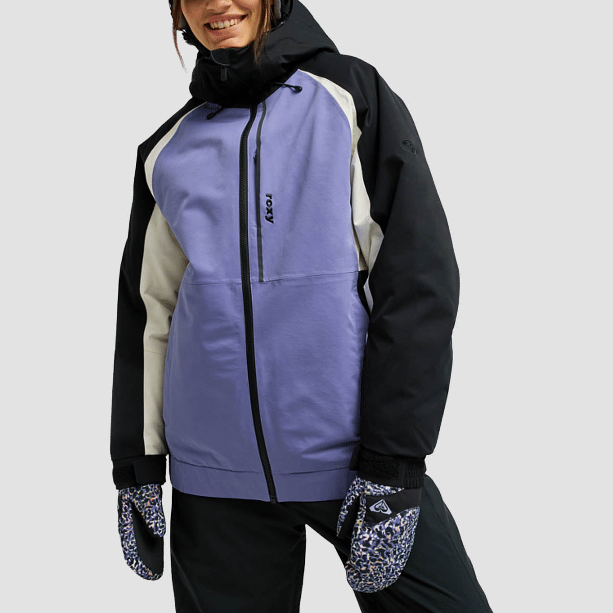 Roxy Crystal Clear 20K Snow Jacket True Black - Womens