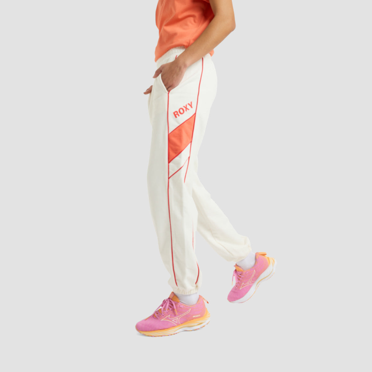 Roxy Essential Energy Sweatpants Egret - Womens